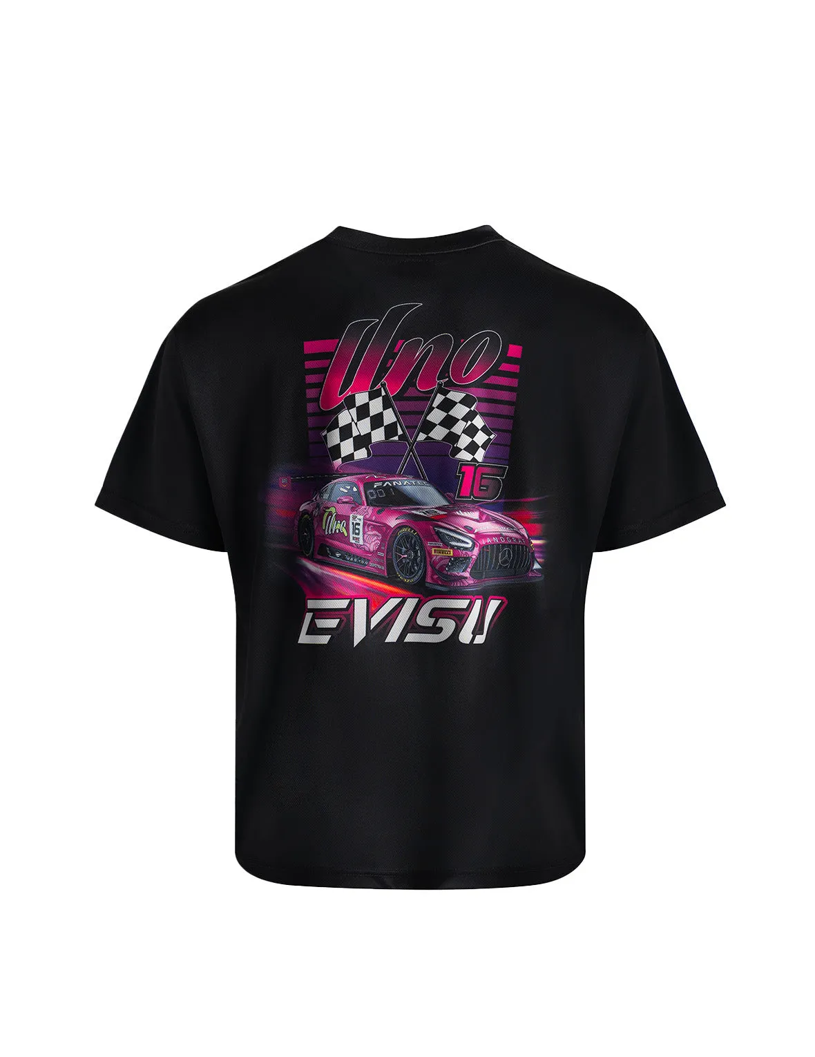 SPRING/ SUMMER COLLECTION 2025 EVISU X UNO RACING LIMITED EDITION PRINT TEE