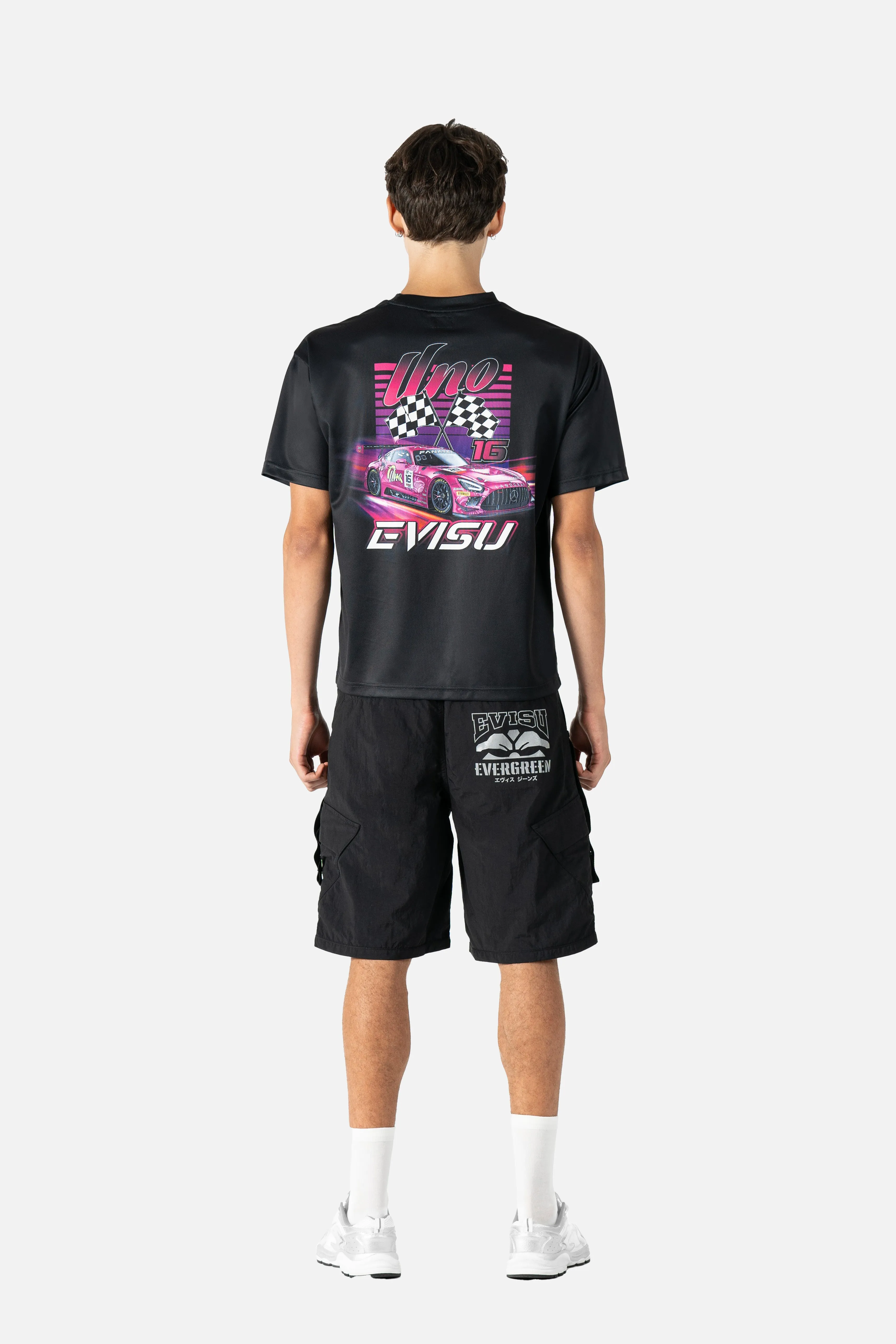 SPRING/ SUMMER COLLECTION 2025 EVISU X UNO RACING LIMITED EDITION PRINT TEE