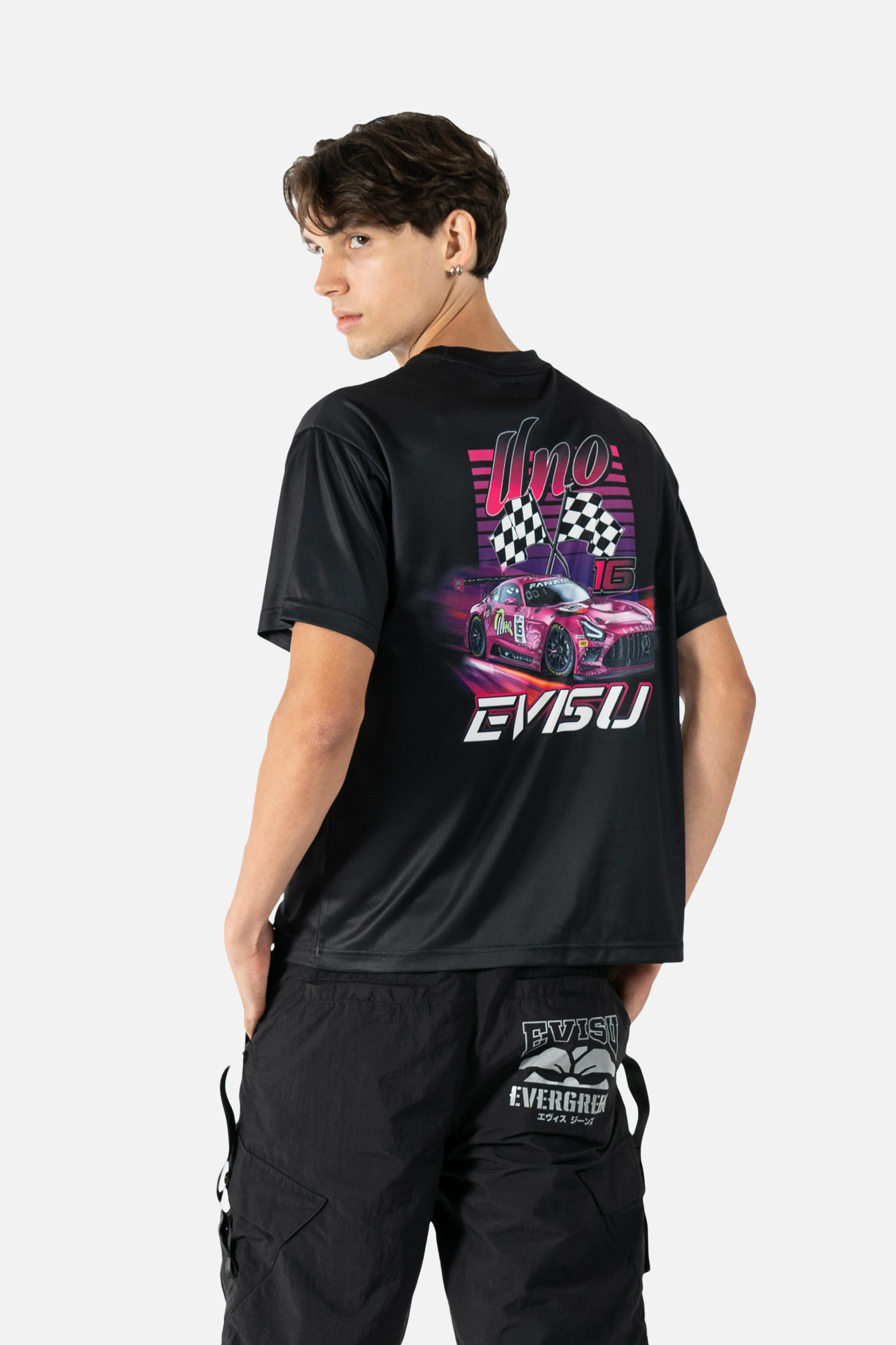 SPRING/ SUMMER COLLECTION 2025 EVISU X UNO RACING LIMITED EDITION PRINT TEE
