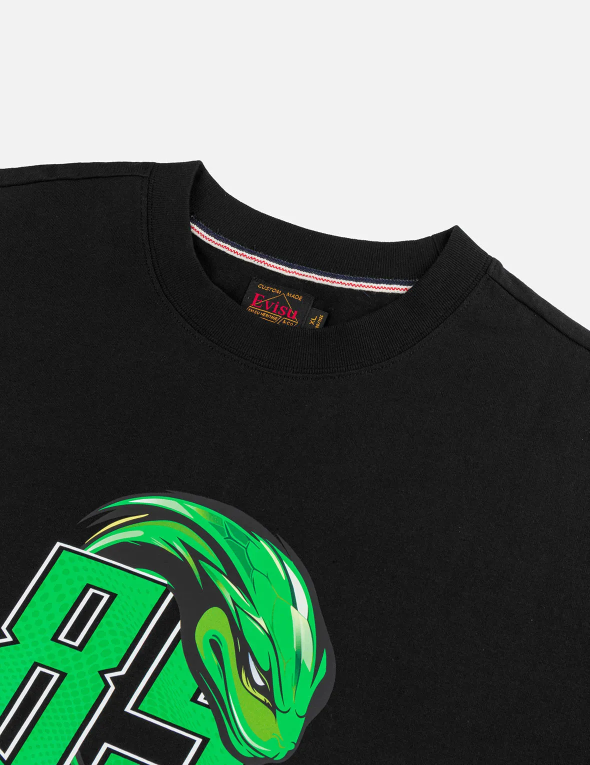 SPRING/ SUMMER COLLECTION 2025 EVISU X YIBO Trimeresurus Snake Shadow Regular Fit T-shirt