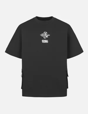 SPRING/ SUMMER COLLECTION 2025 EVISUKURO Embroidery Oversized T-shirt
