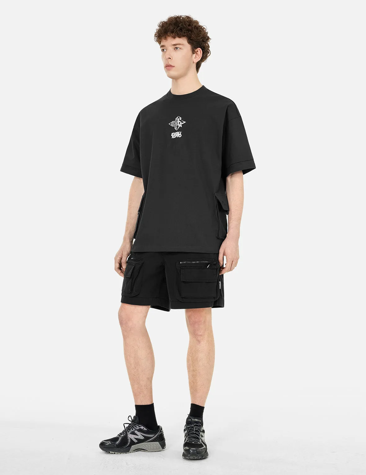 SPRING/ SUMMER COLLECTION 2025 EVISUKURO Embroidery Oversized T-shirt