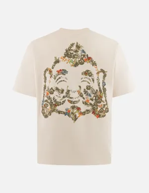SPRING/ SUMMER COLLECTION 2025 Floral Godhead Print Loose Fit T-shirt