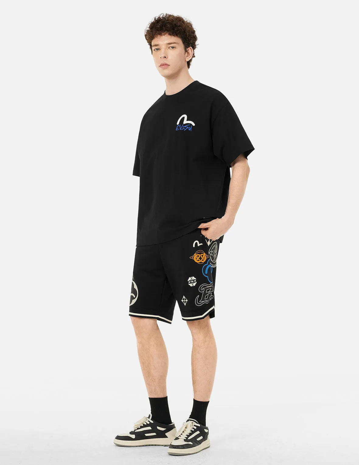 SPRING/ SUMMER COLLECTION 2025 Floral Godhead Print Loose Fit T-shirt