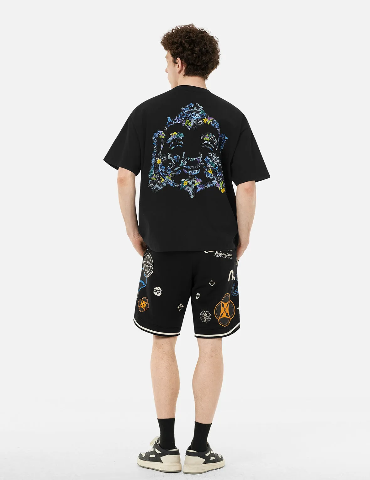 SPRING/ SUMMER COLLECTION 2025 Floral Godhead Print Loose Fit T-shirt