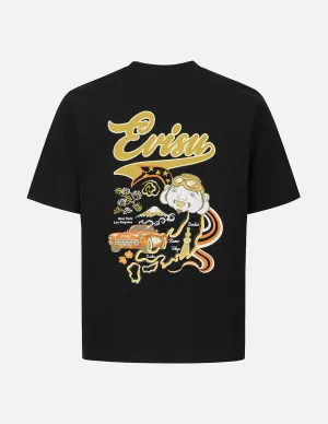 SPRING/ SUMMER COLLECTION 2025 Godhead and Map Print Regular Fit T-Shirt