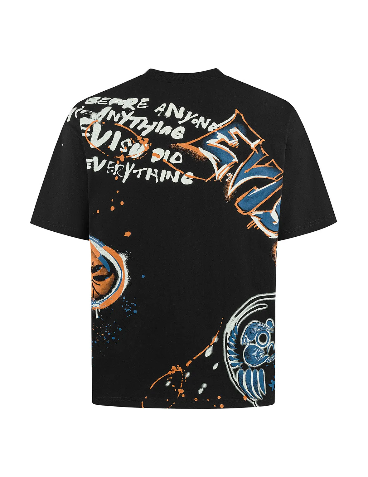 SPRING/ SUMMER COLLECTION 2025 Graffiti Print Relax Fit T-Shirt