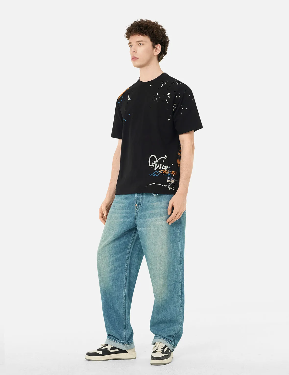 SPRING/ SUMMER COLLECTION 2025 Graffiti Print Relax Fit T-Shirt
