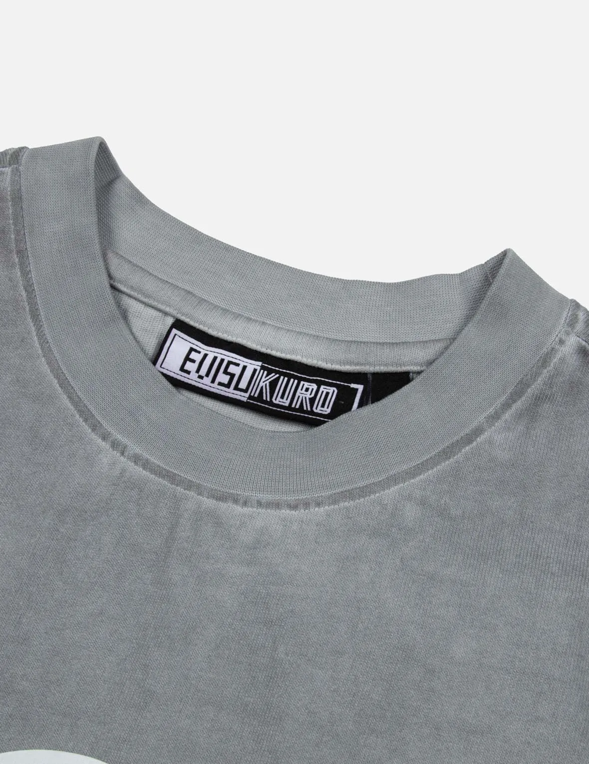 SPRING/ SUMMER COLLECTION 2025 Kamon and Melting Metallic Logo Print Loose Fit T-Shirt
