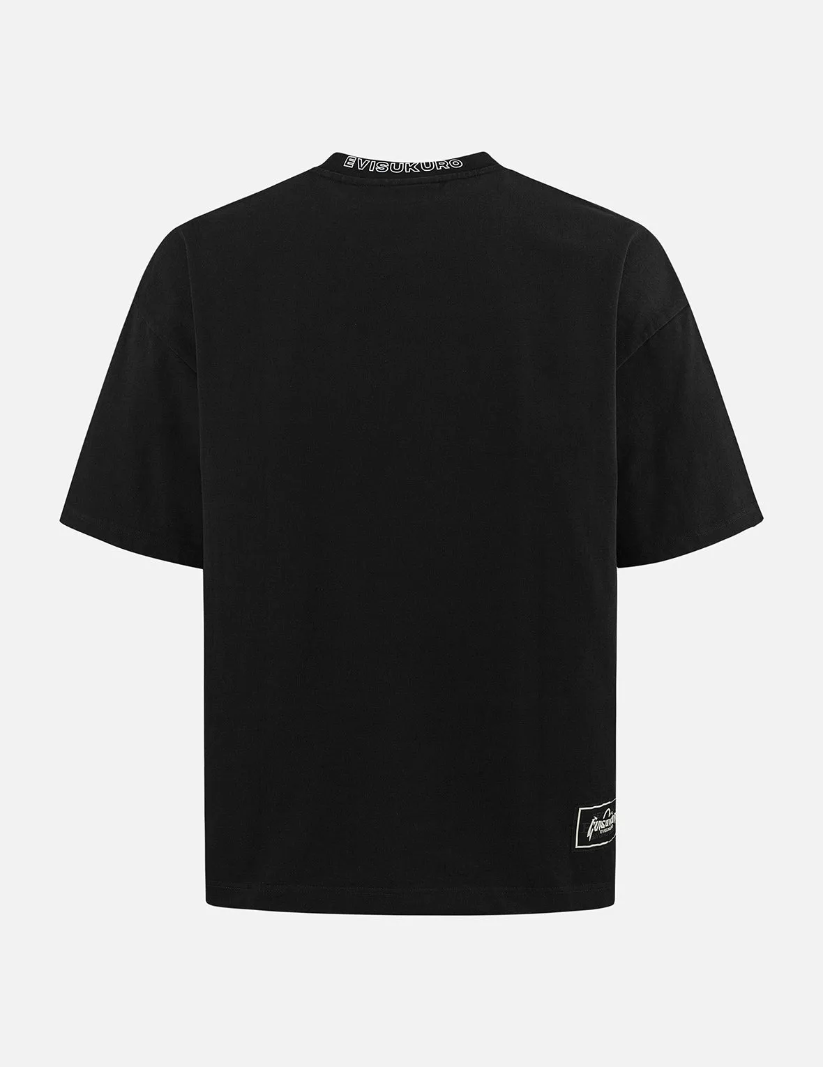 SPRING/ SUMMER COLLECTION 2025 Kamon Print and Embroidery Oversized T-shirt