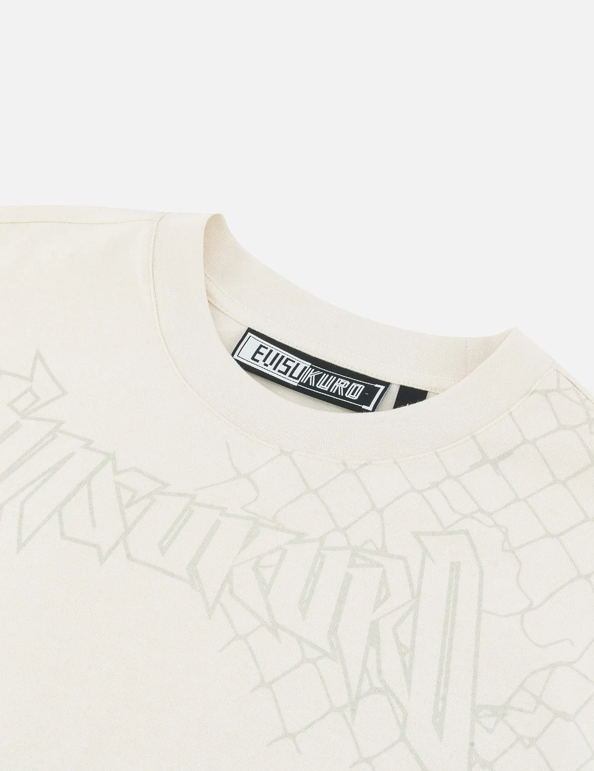 SPRING/ SUMMER COLLECTION 2025 Logo and Seagull print Oversized T-Shirt