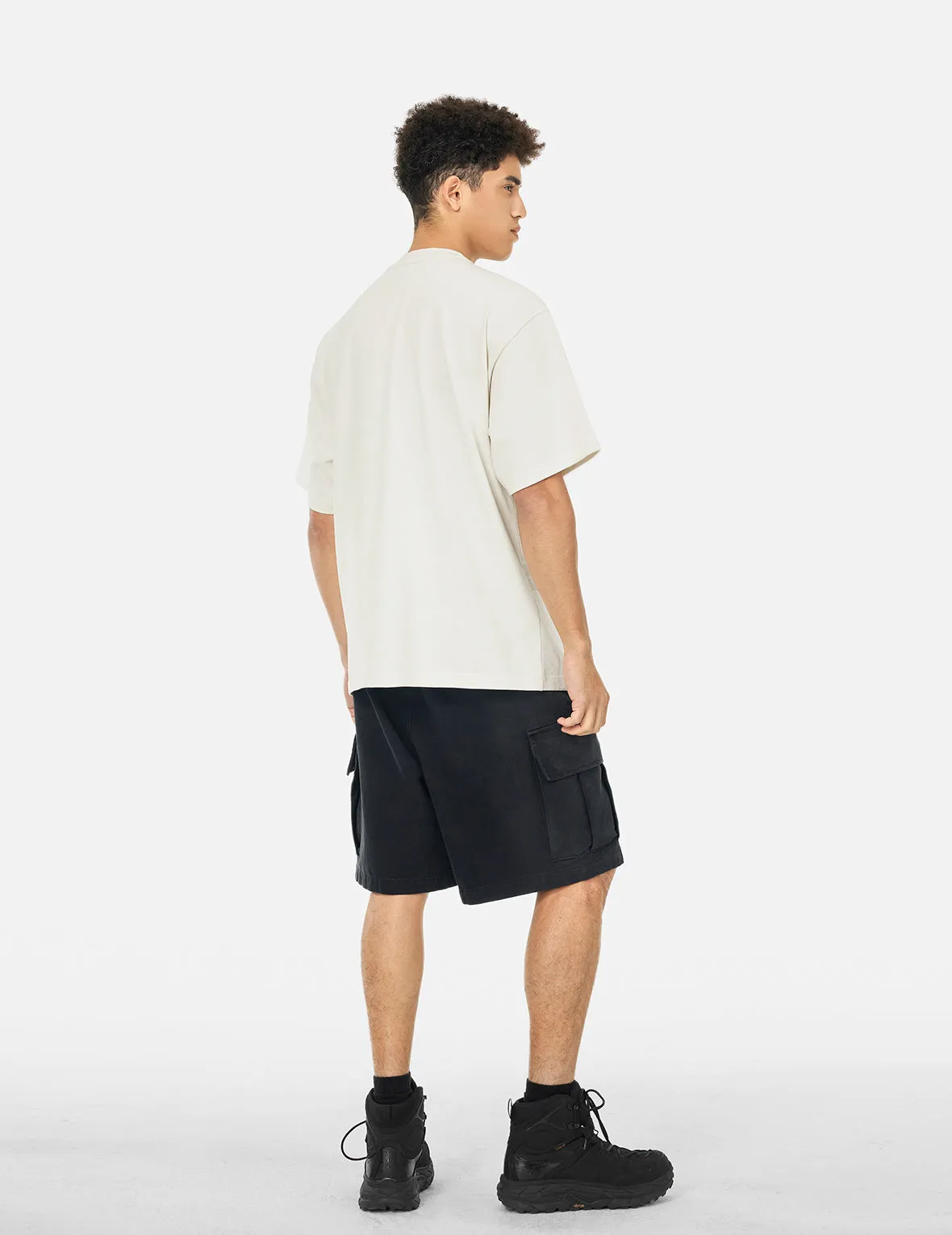 SPRING/ SUMMER COLLECTION 2025 Logo and Seagull print Oversized T-Shirt