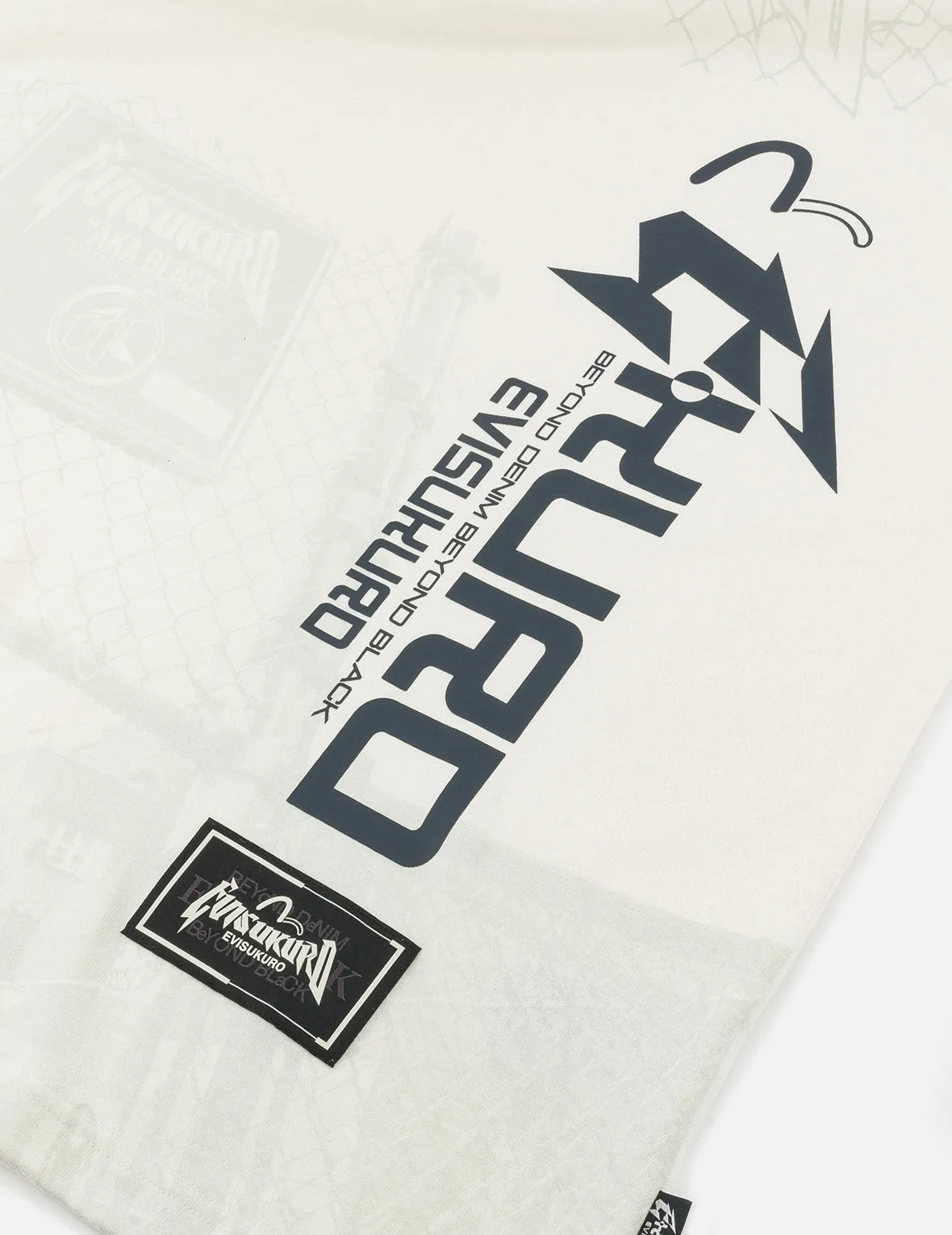 SPRING/ SUMMER COLLECTION 2025 Logo and Seagull print Oversized T-Shirt
