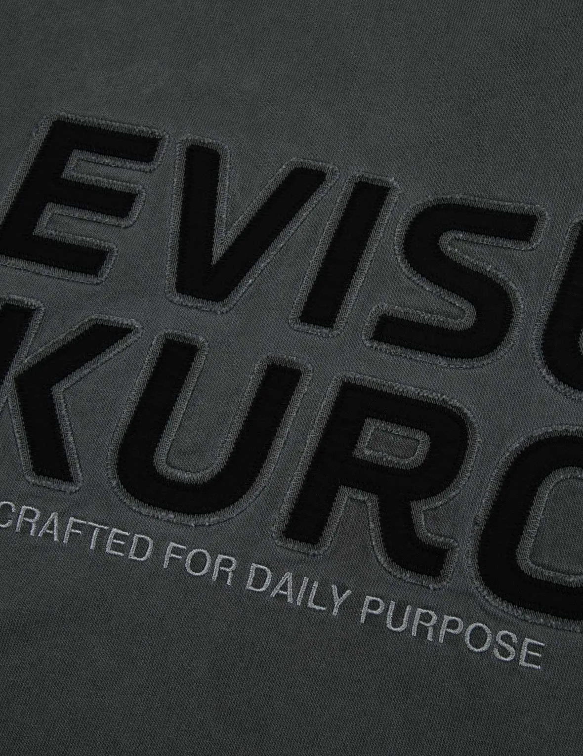 SPRING/ SUMMER COLLECTION 2025 Logo Appliqué and Slogans Embroidery Oversized T-shirt