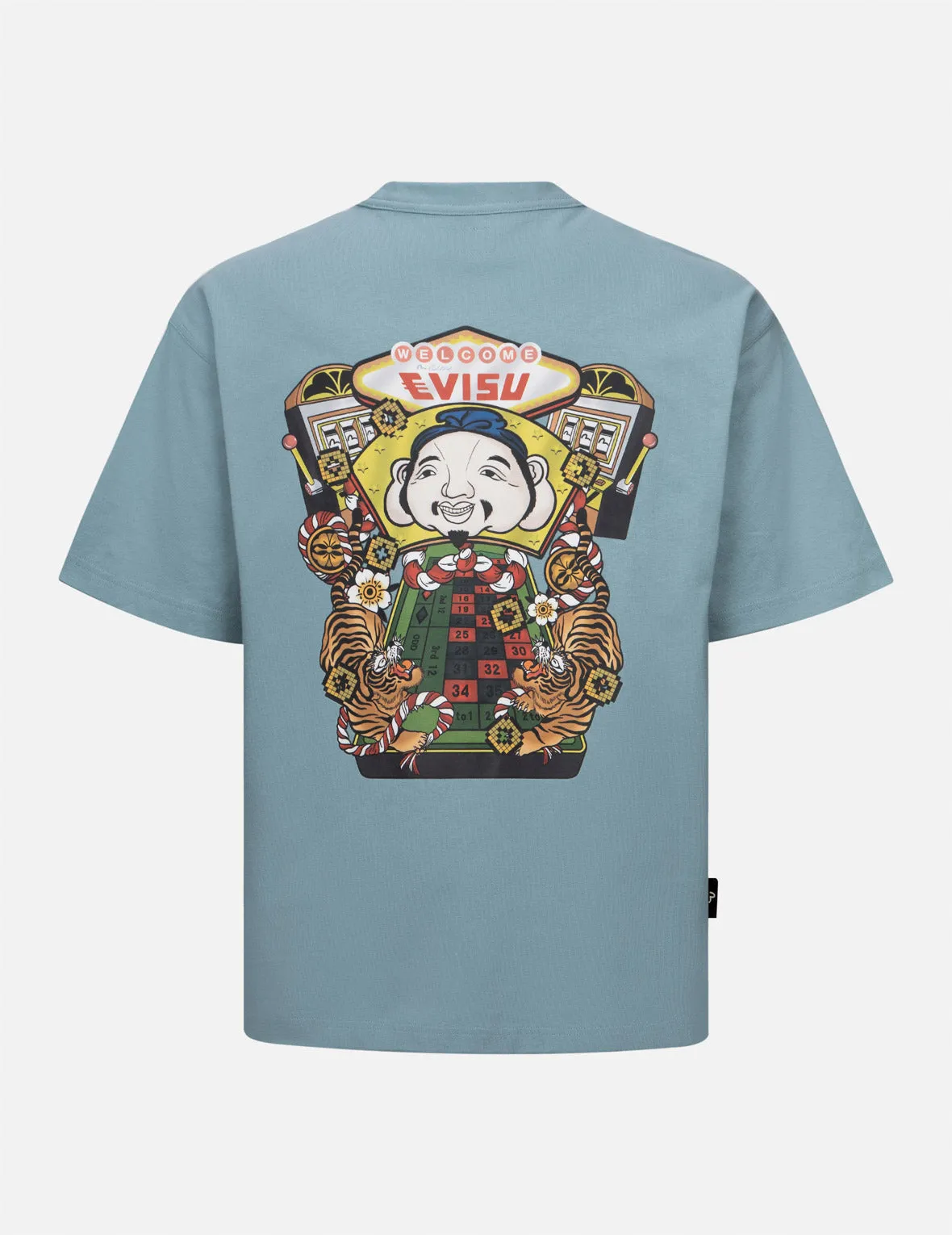 SPRING/ SUMMER COLLECTION 2025 Lucky Slot Machine Print Loose Fit T-shirt