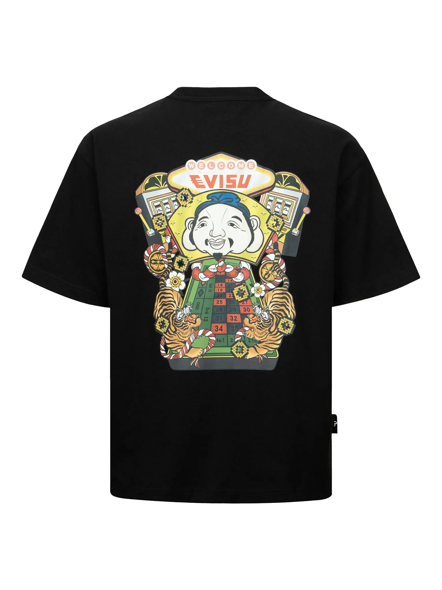 SPRING/ SUMMER COLLECTION 2025 Lucky Slot Machine Print Loose Fit T-shirt