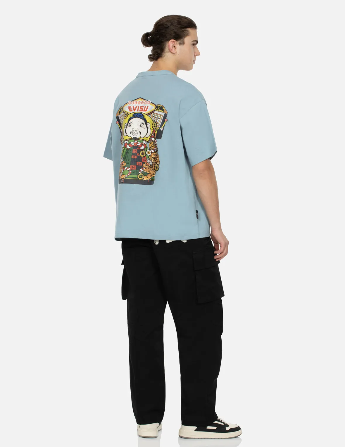 SPRING/ SUMMER COLLECTION 2025 Lucky Slot Machine Print Loose Fit T-shirt