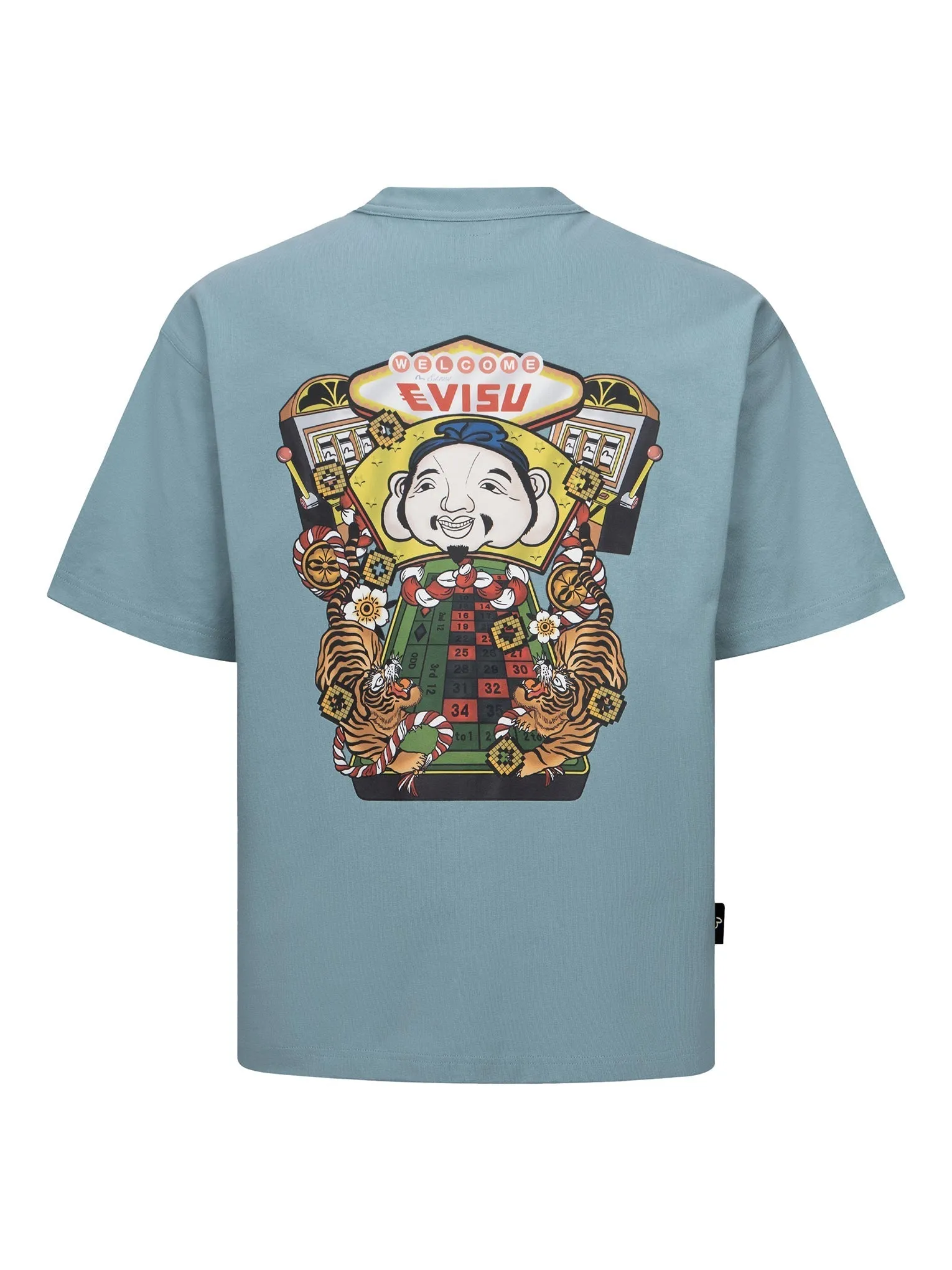 SPRING/ SUMMER COLLECTION 2025 Lucky Slot Machine Print Loose Fit T-shirt