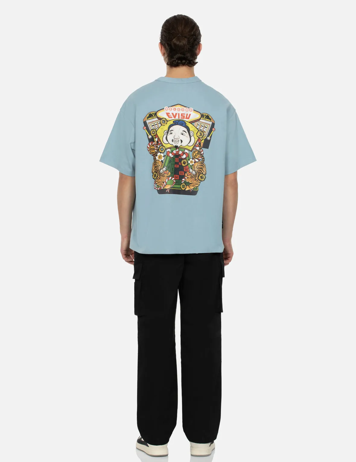 SPRING/ SUMMER COLLECTION 2025 Lucky Slot Machine Print Loose Fit T-shirt