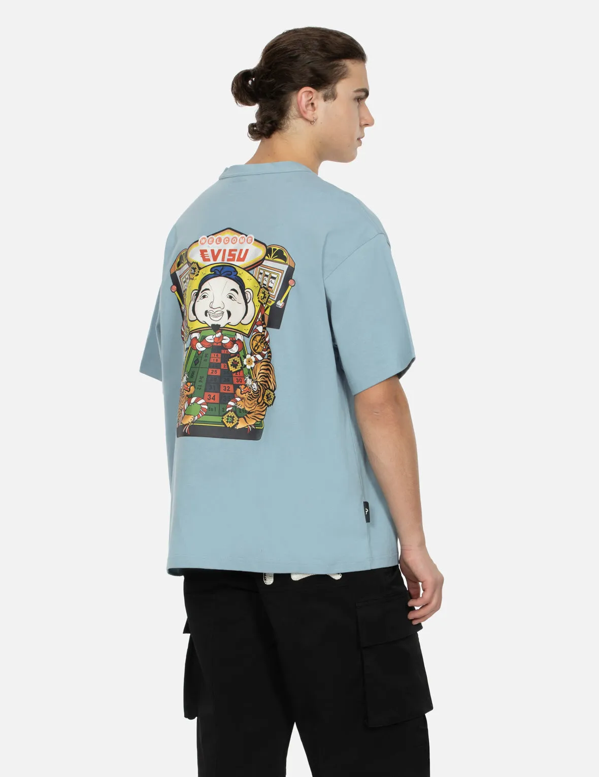 SPRING/ SUMMER COLLECTION 2025 Lucky Slot Machine Print Loose Fit T-shirt