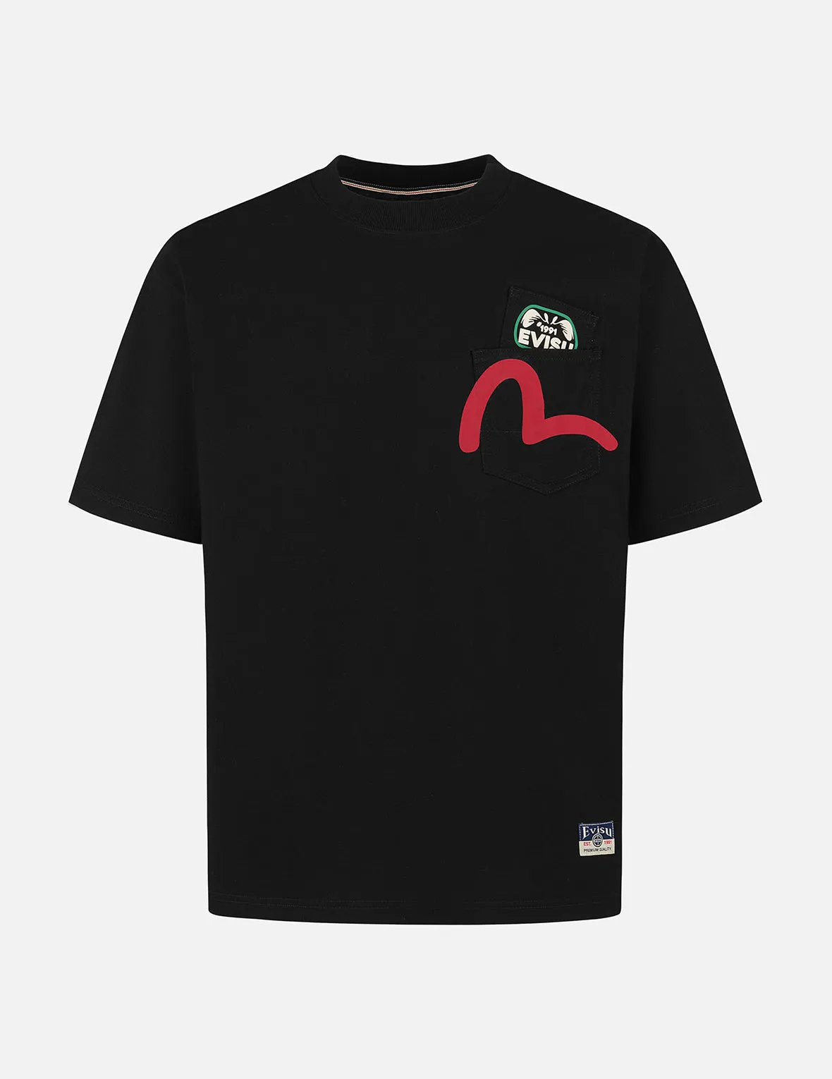 SPRING/ SUMMER COLLECTION 2025 Multi-Pocket and Multi-Print Detail Relax Fit T-Shirt