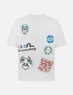 SPRING/ SUMMER COLLECTION 2025 Multi-Pocket and Multi-Print Detail Relax Fit T-Shirt