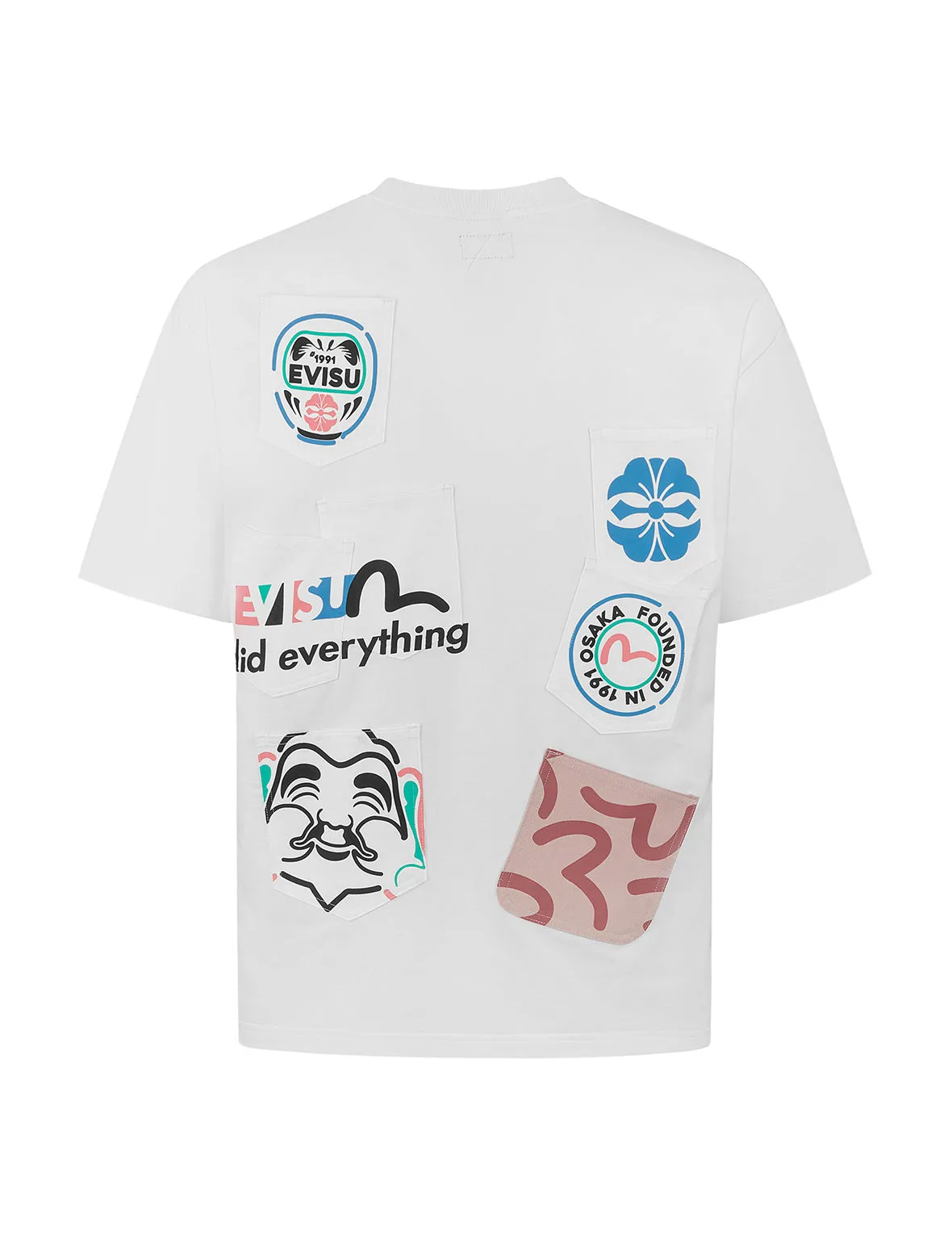 SPRING/ SUMMER COLLECTION 2025 Multi-Pocket and Multi-Print Detail Relax Fit T-Shirt