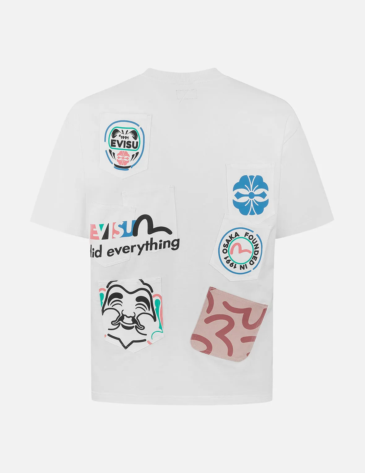 SPRING/ SUMMER COLLECTION 2025 Multi-Pocket and Multi-Print Detail Relax Fit T-Shirt