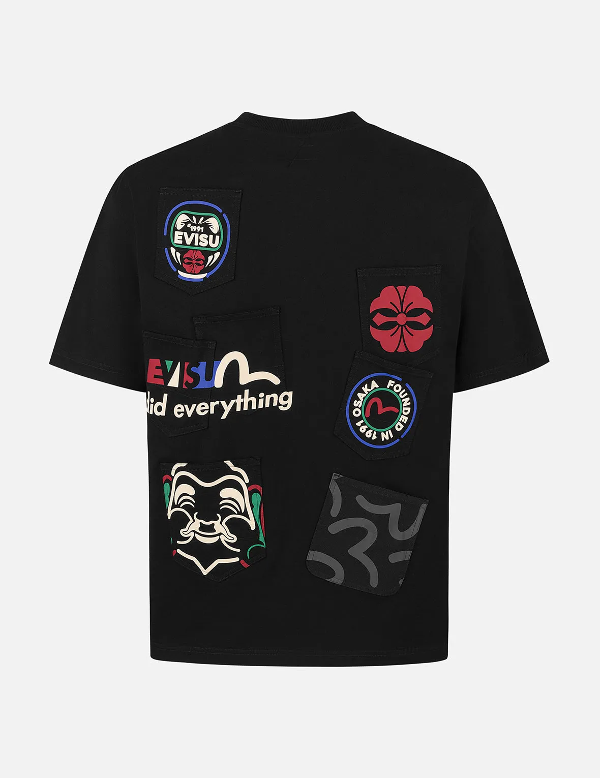SPRING/ SUMMER COLLECTION 2025 Multi-Pocket and Multi-Print Detail Relax Fit T-Shirt