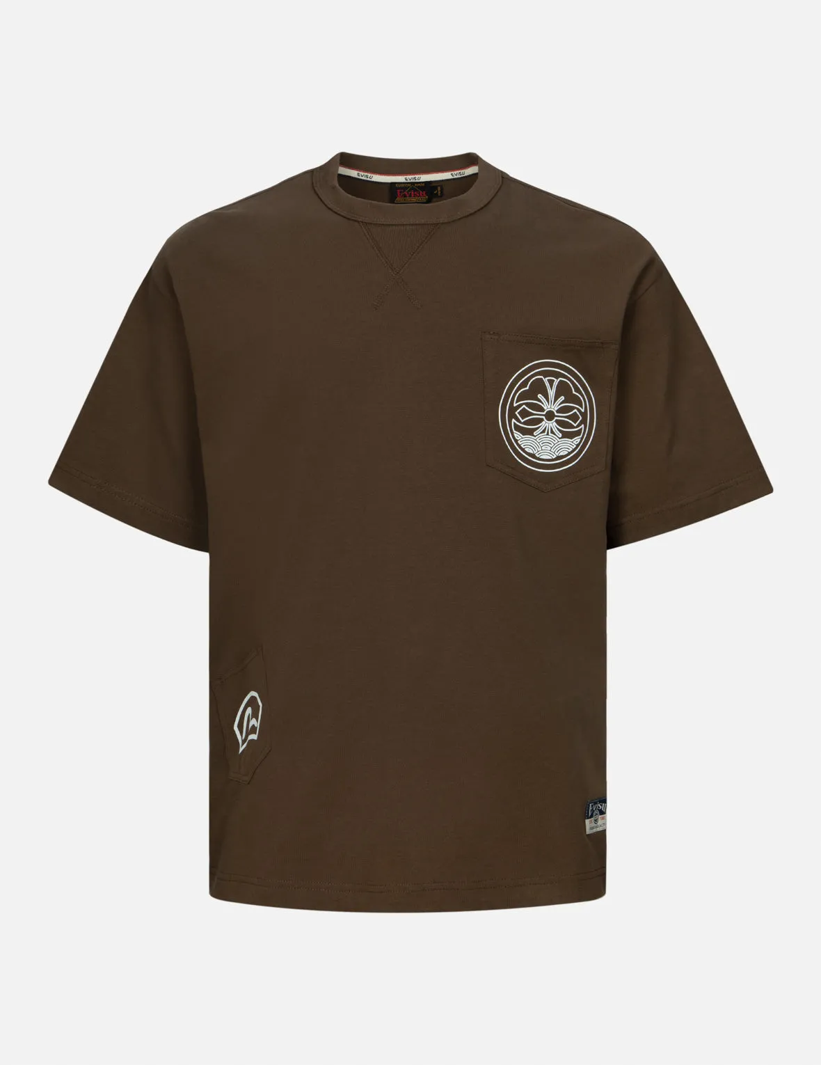 SPRING/ SUMMER COLLECTION 2025 Multi-Pocket Print and Seagull Brushstroke Daicock Print Relax Fit T-shirt