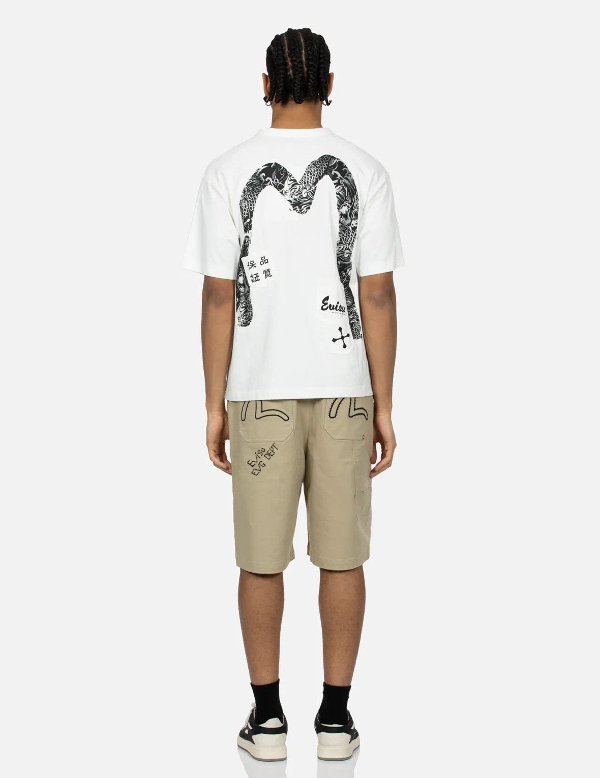 SPRING/ SUMMER COLLECTION 2025 Multi-Pocket Print and Seagull Brushstroke Daicock Print Relax Fit T-shirt
