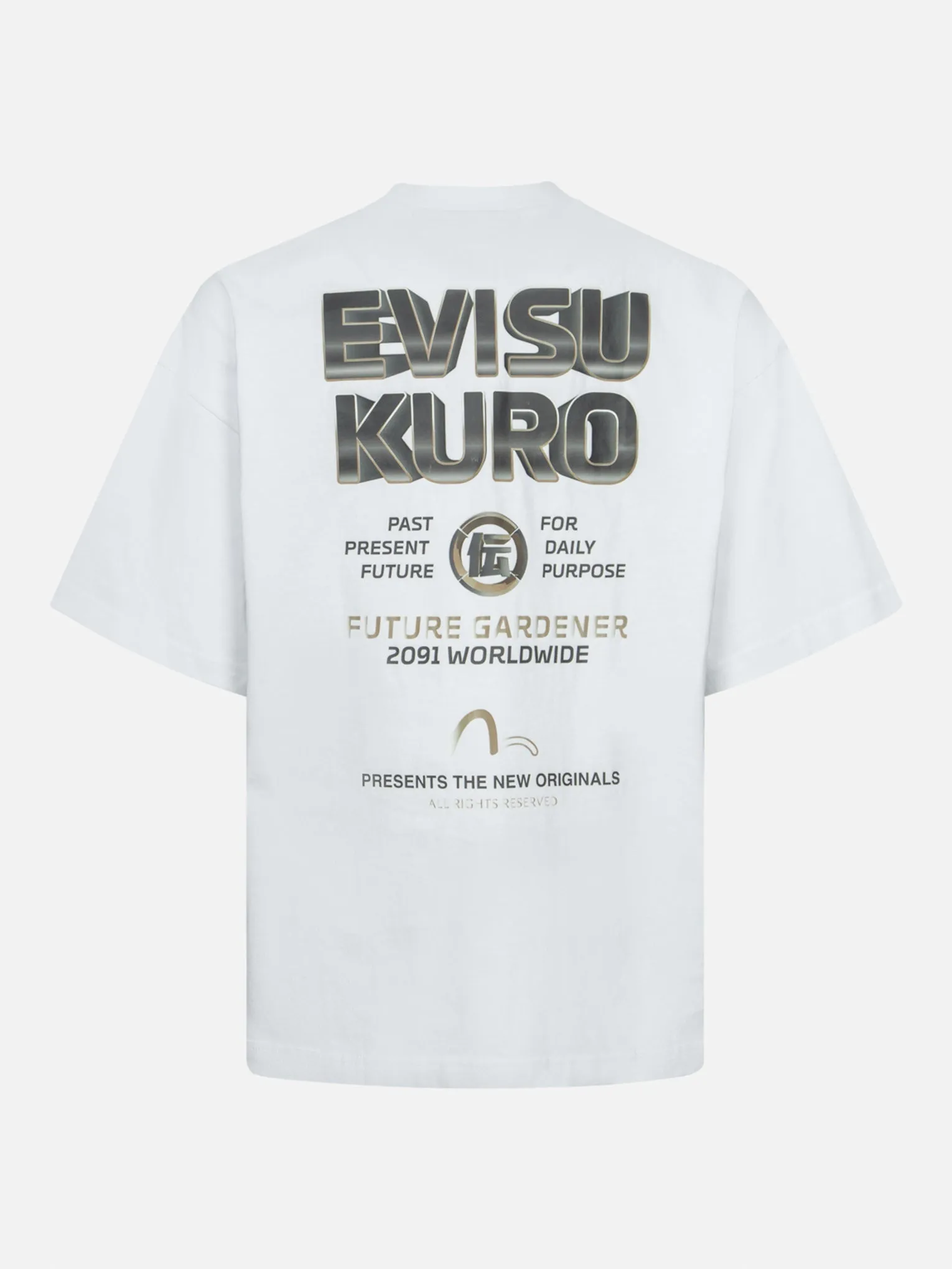 SPRING/ SUMMER COLLECTION 2025 Multi Slogans with 3D  Logo Oversized T-shirt