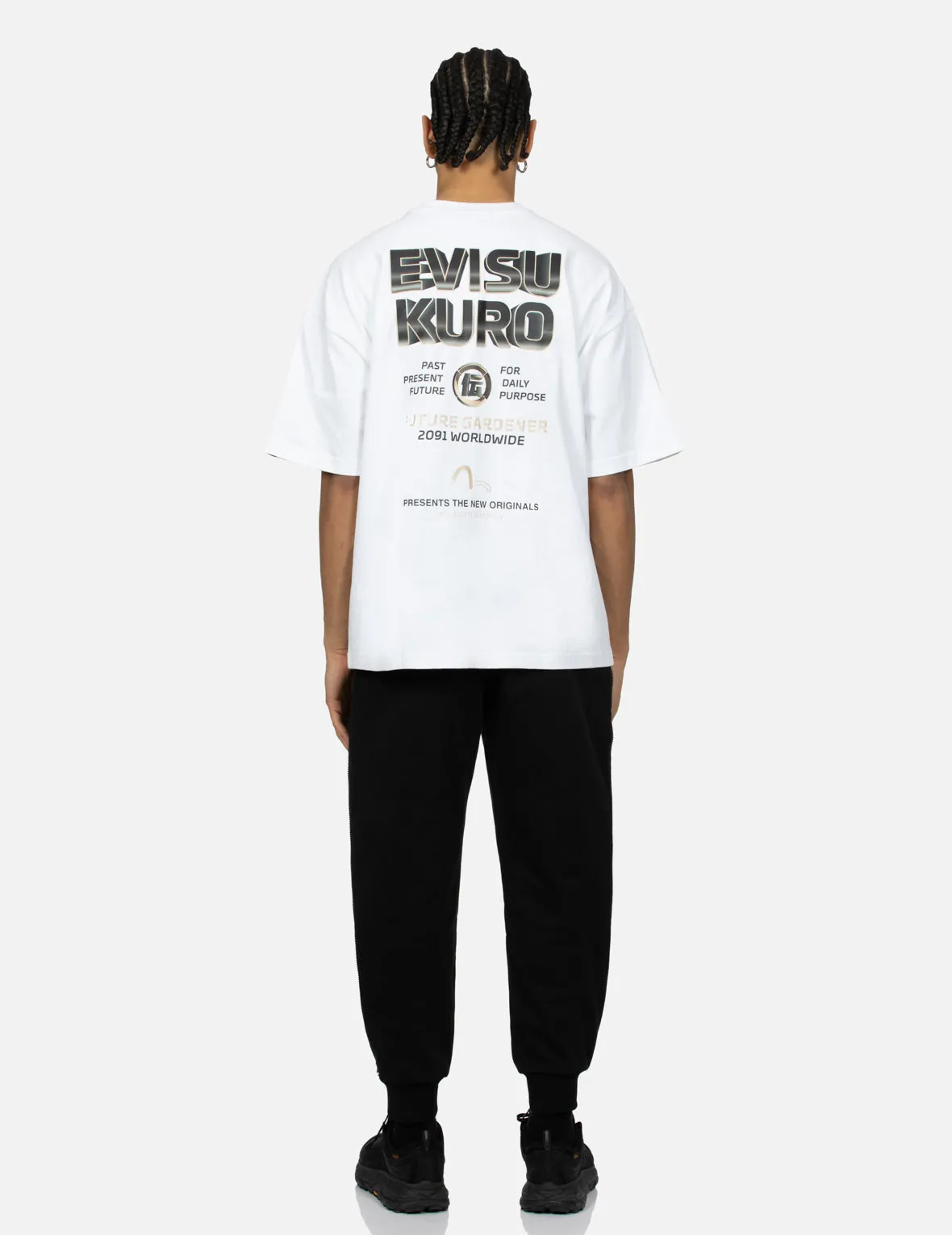 SPRING/ SUMMER COLLECTION 2025 Multi Slogans with 3D  Logo Oversized T-shirt