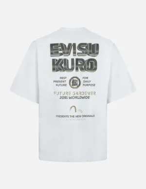 SPRING/ SUMMER COLLECTION 2025 Multi Slogans with 3D  Logo Oversized T-shirt