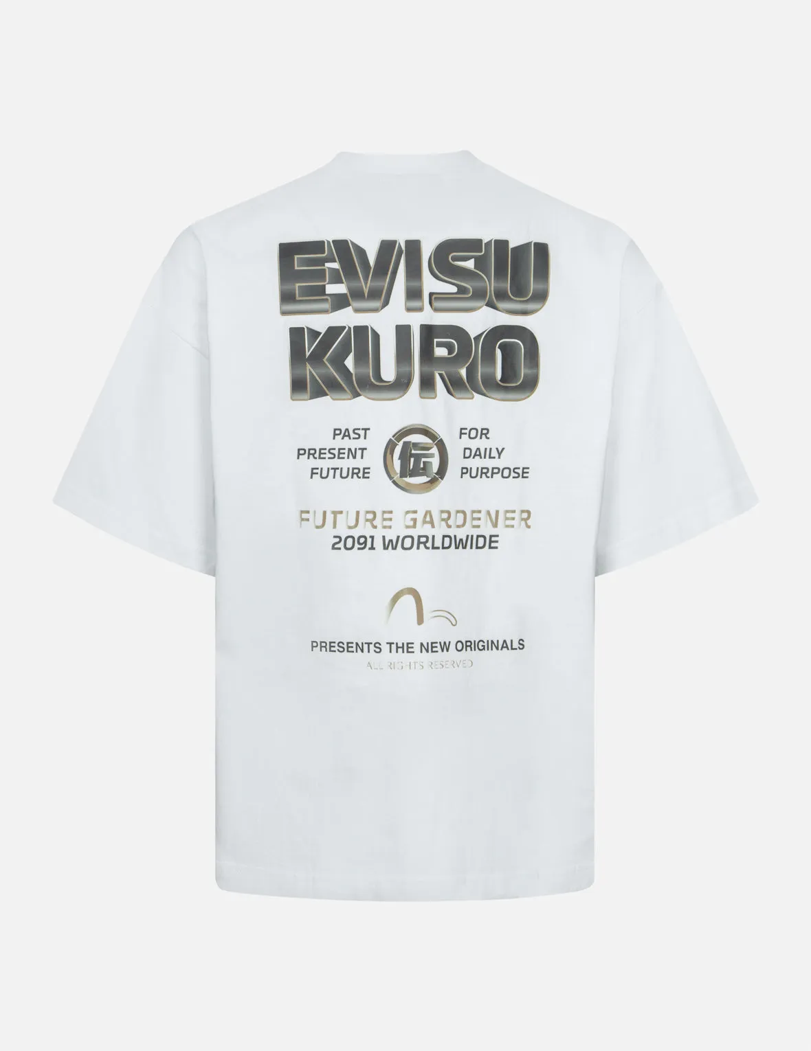SPRING/ SUMMER COLLECTION 2025 Multi Slogans with 3D  Logo Oversized T-shirt
