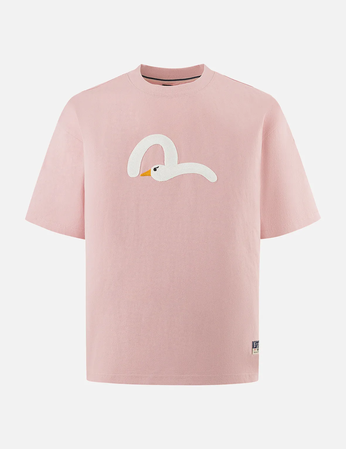 SPRING/ SUMMER COLLECTION 2025 Playful Seagull Embroidery Relax Fit T-Shirt