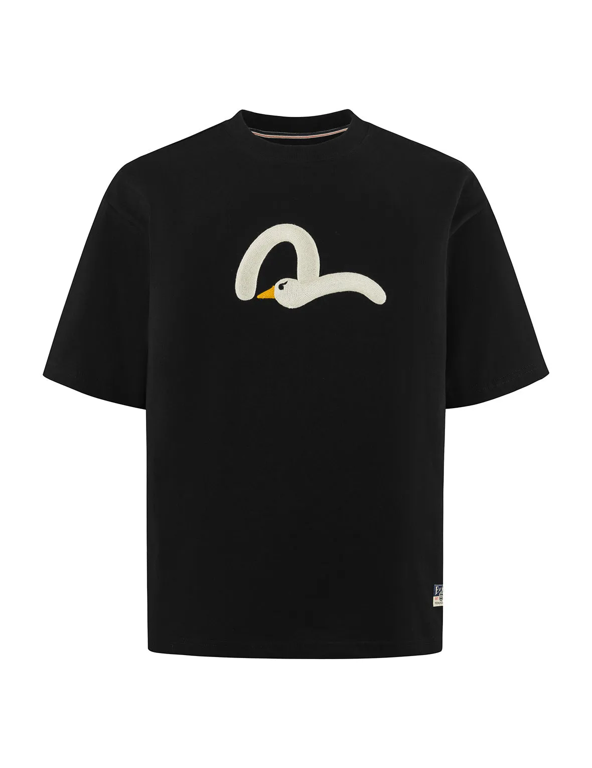 SPRING/ SUMMER COLLECTION 2025 Playful Seagull Embroidery Relax Fit T-Shirt