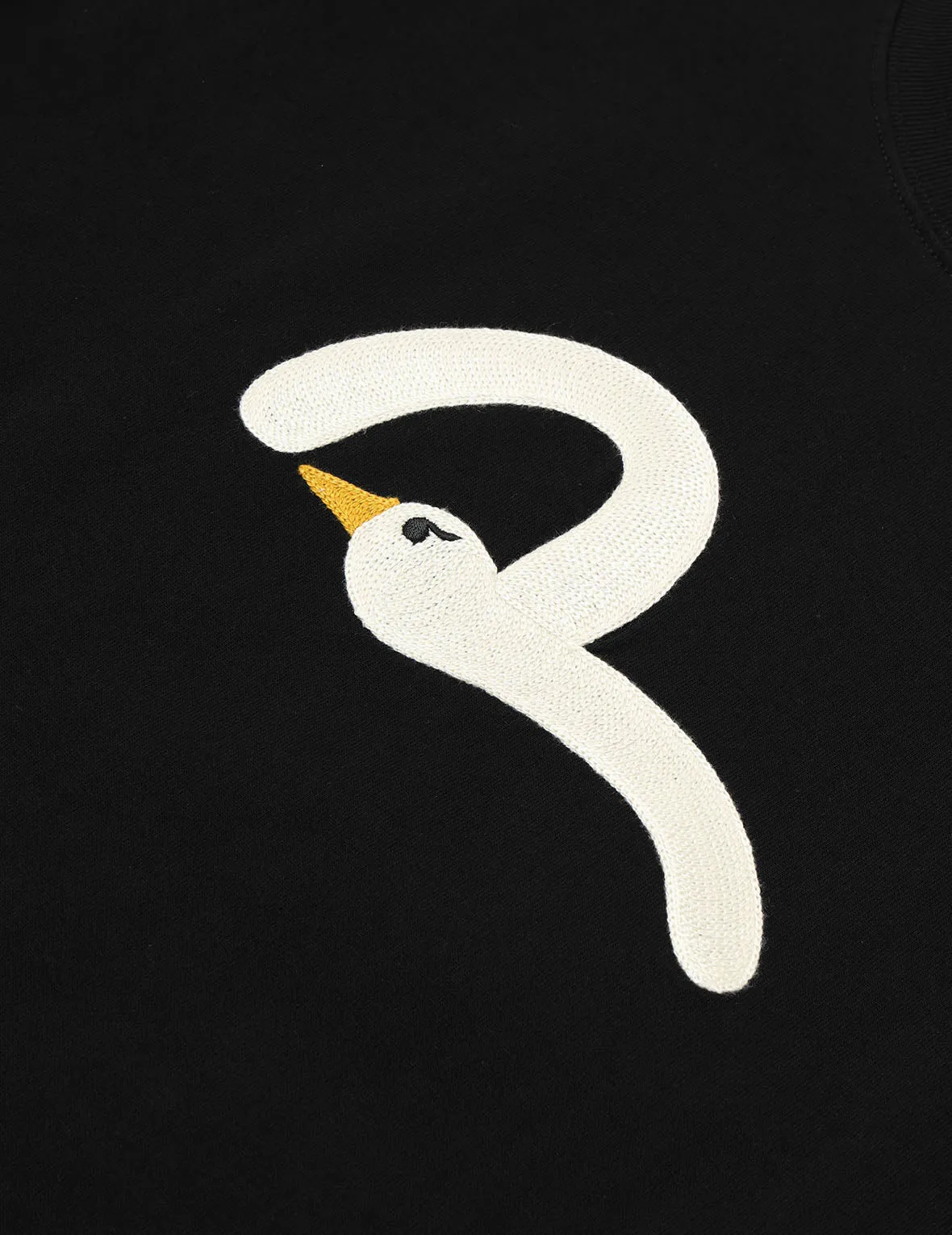 SPRING/ SUMMER COLLECTION 2025 Playful Seagull Embroidery Relax Fit T-Shirt