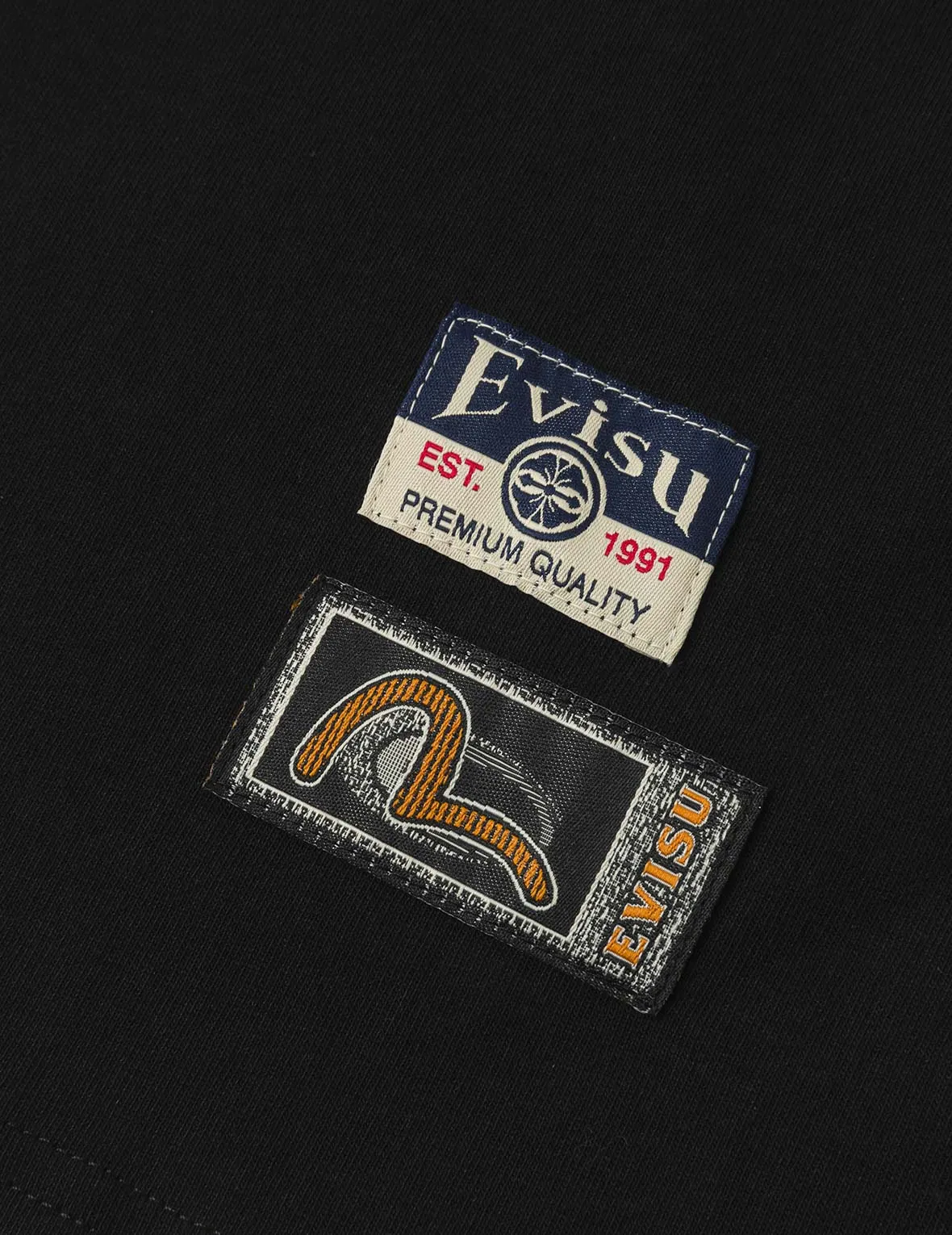 SPRING/ SUMMER COLLECTION 2025 Rhinstone Logo and Godhead Print Relax Fit T-Shirt