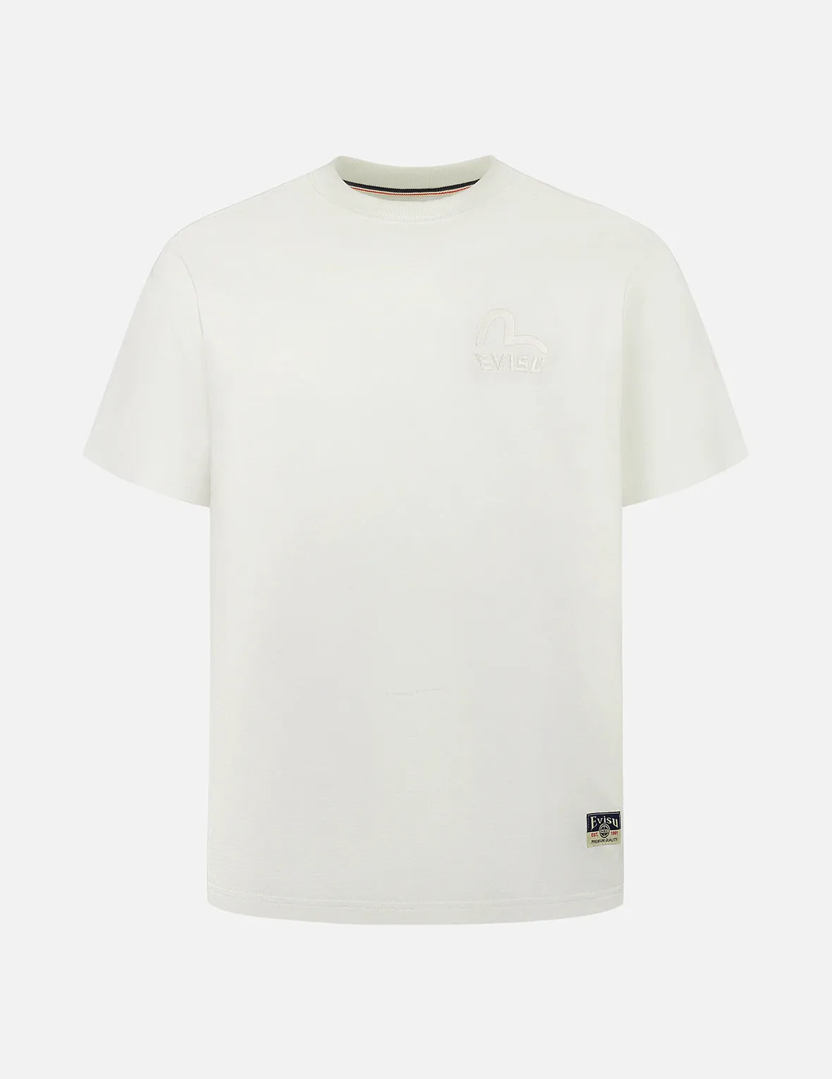 SPRING/ SUMMER COLLECTION 2025 Seagull and Brand Logo Print Regular Fit T-shirt