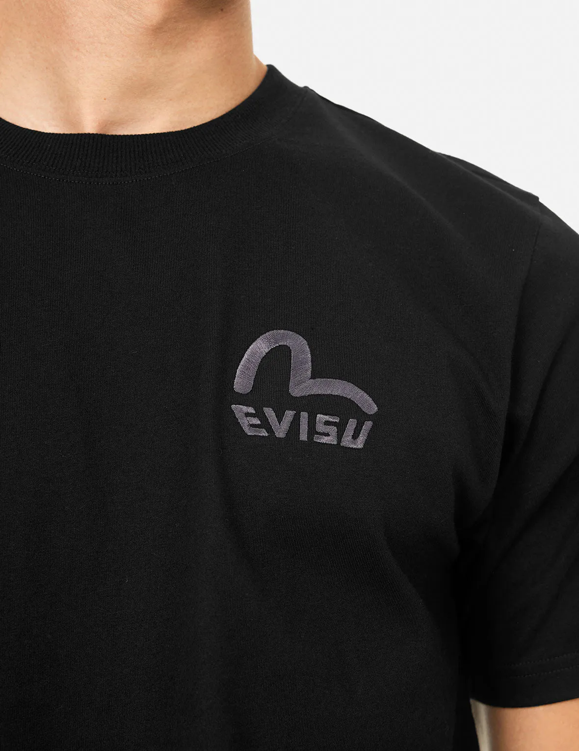 SPRING/ SUMMER COLLECTION 2025 Seagull and Brand Logo Print Regular Fit T-shirt