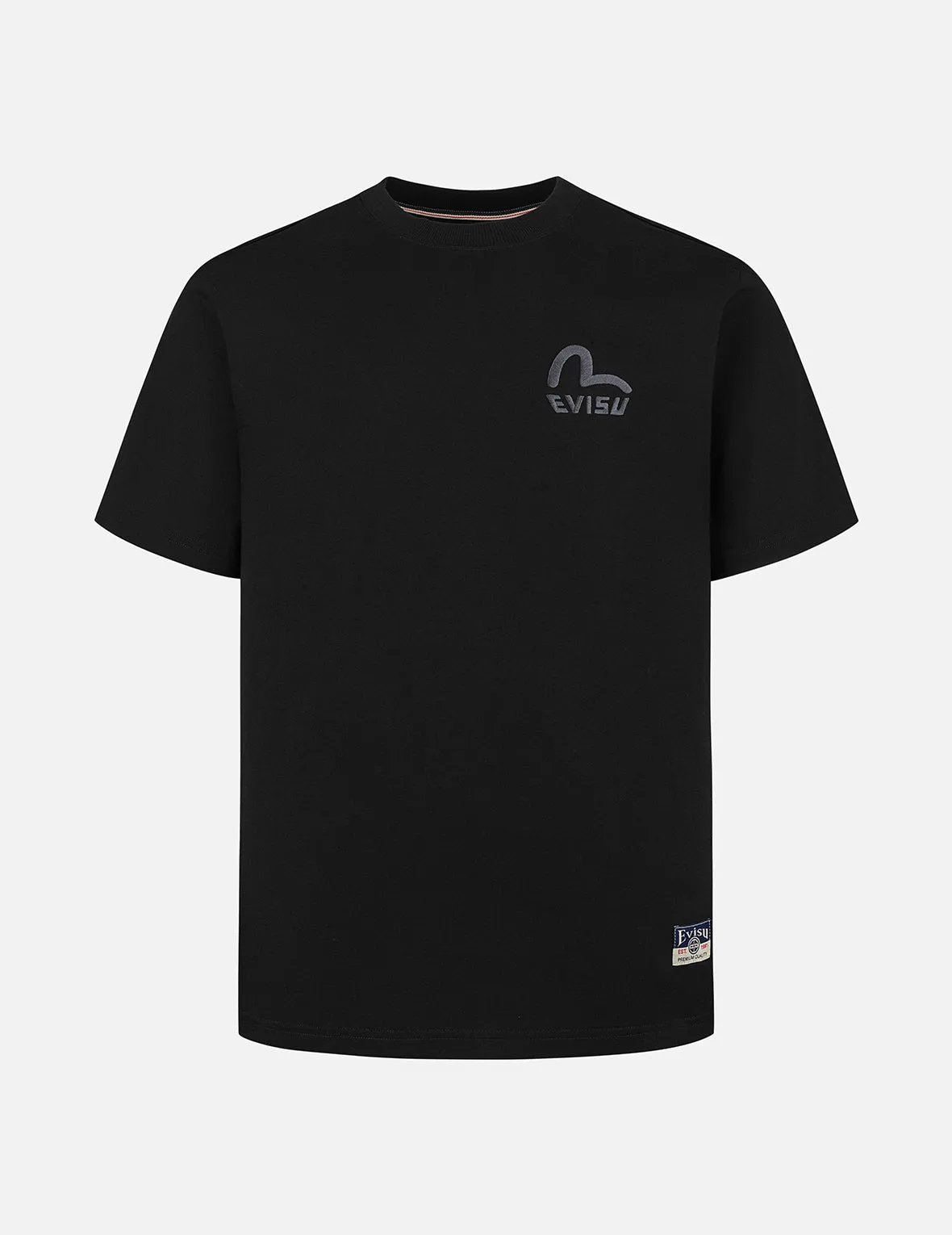 SPRING/ SUMMER COLLECTION 2025 Seagull and Brand Logo Print Regular Fit T-shirt