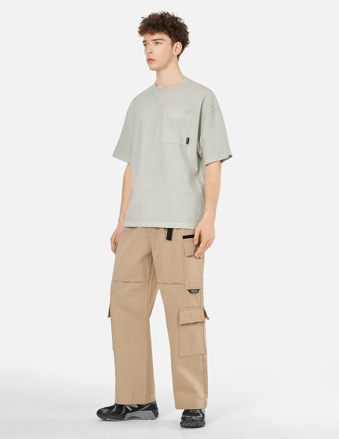 SPRING/ SUMMER COLLECTION 2025 Seagull Embroidery and Logo Print Oversized T-shirt