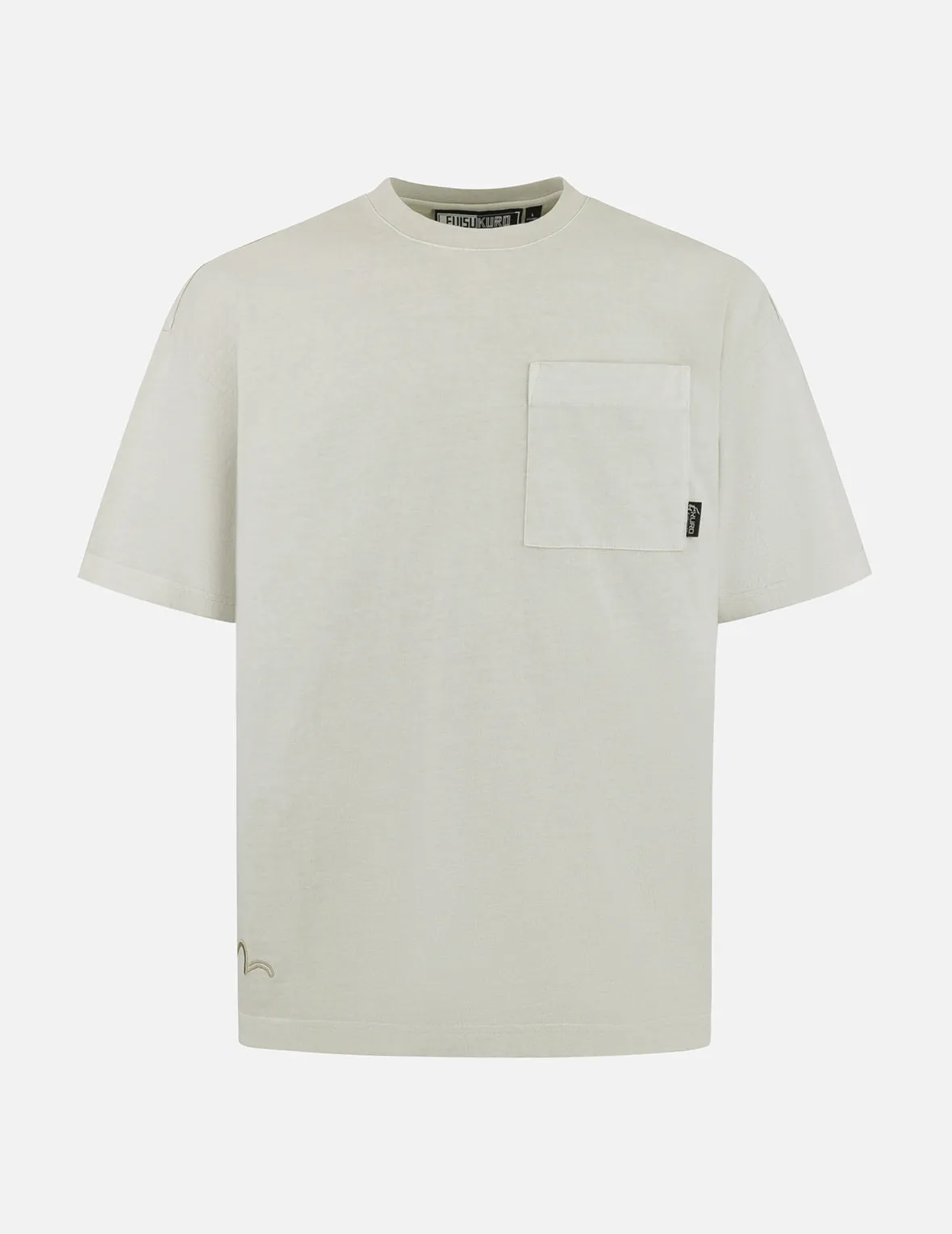 SPRING/ SUMMER COLLECTION 2025 Seagull Embroidery and Logo Print Oversized T-shirt