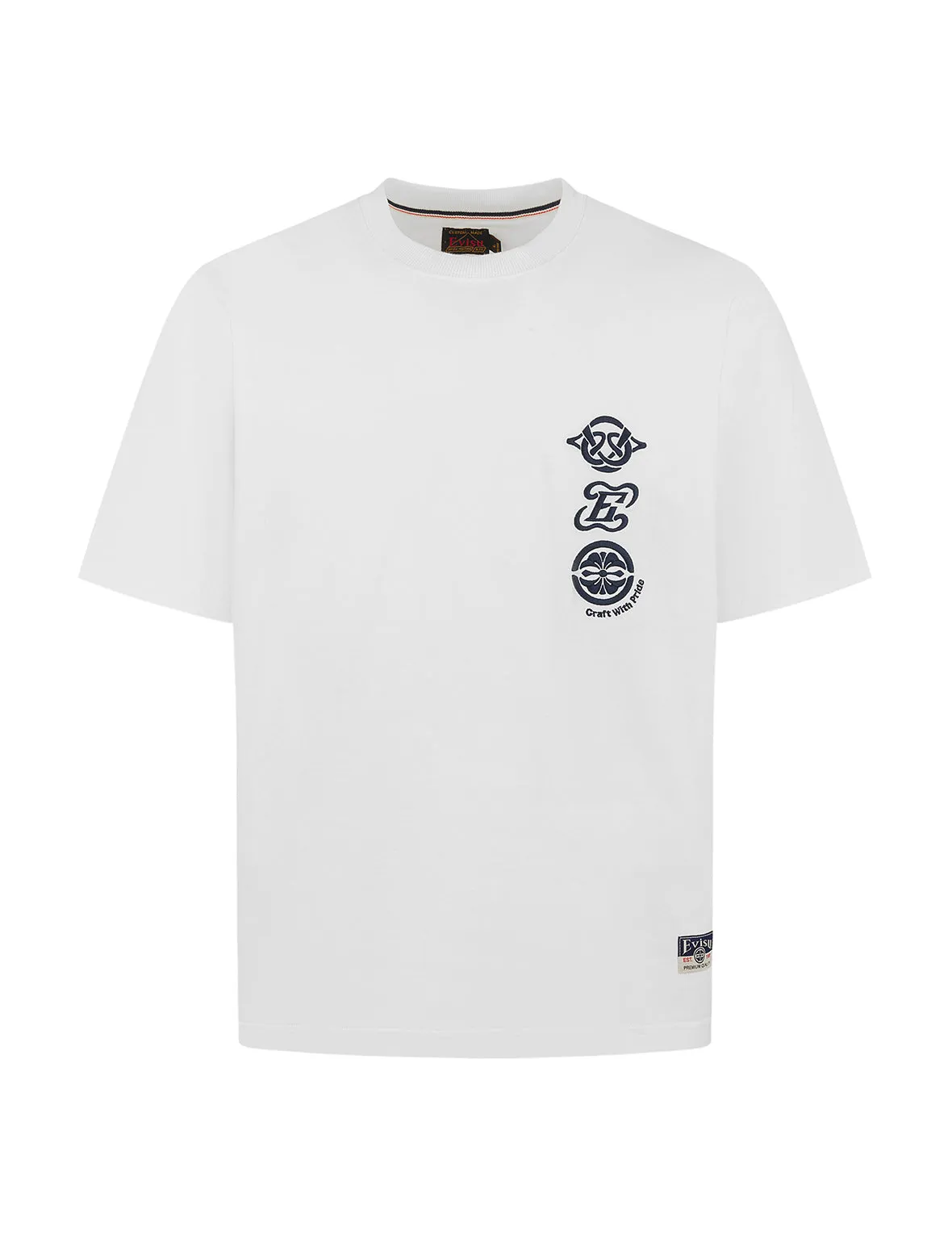 SPRING/ SUMMER COLLECTION 2025 Seagull Embroidery and Multi-logo Print Regular Fit T-shirt