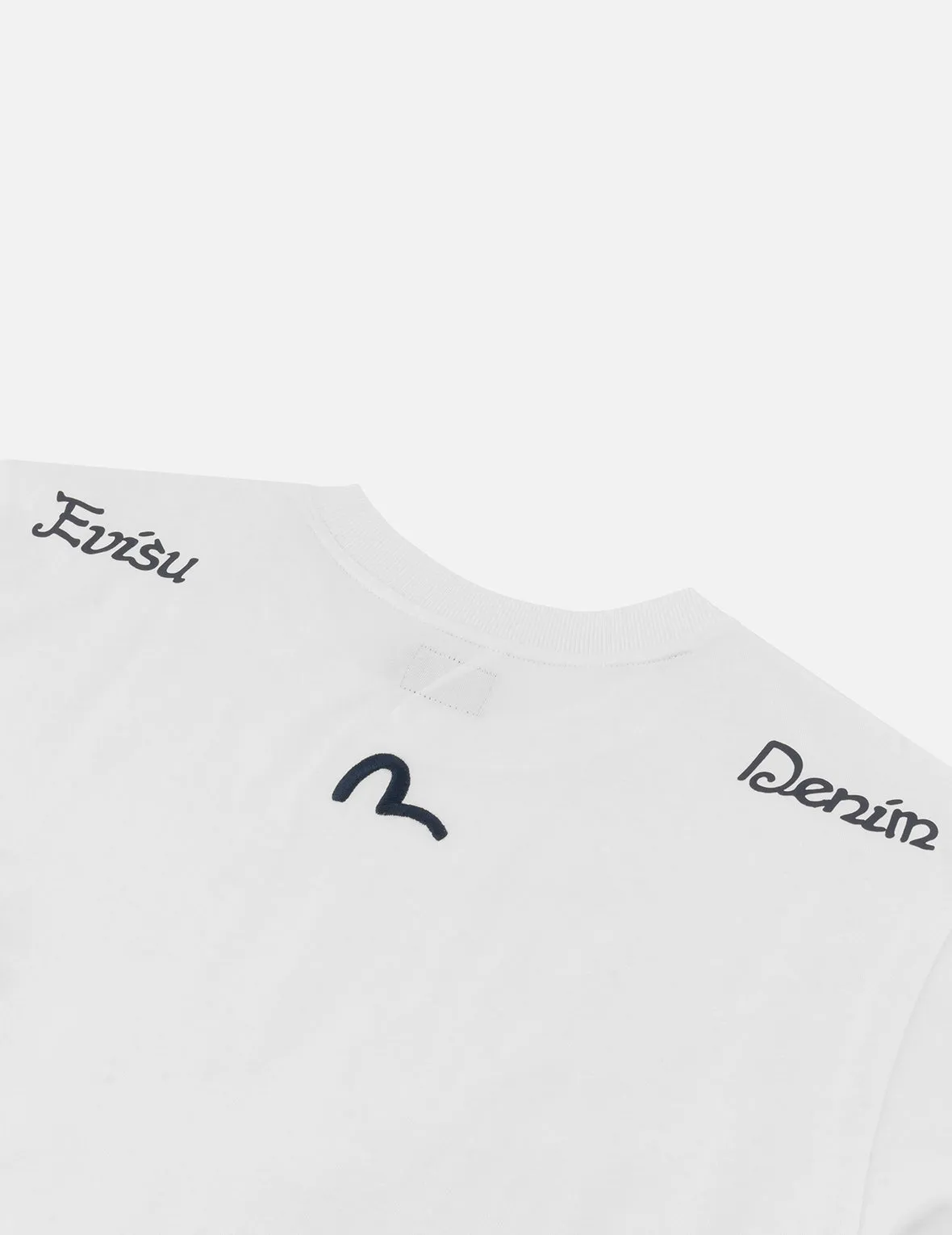 SPRING/ SUMMER COLLECTION 2025 Seagull Embroidery and Multi-logo Print Regular Fit T-shirt