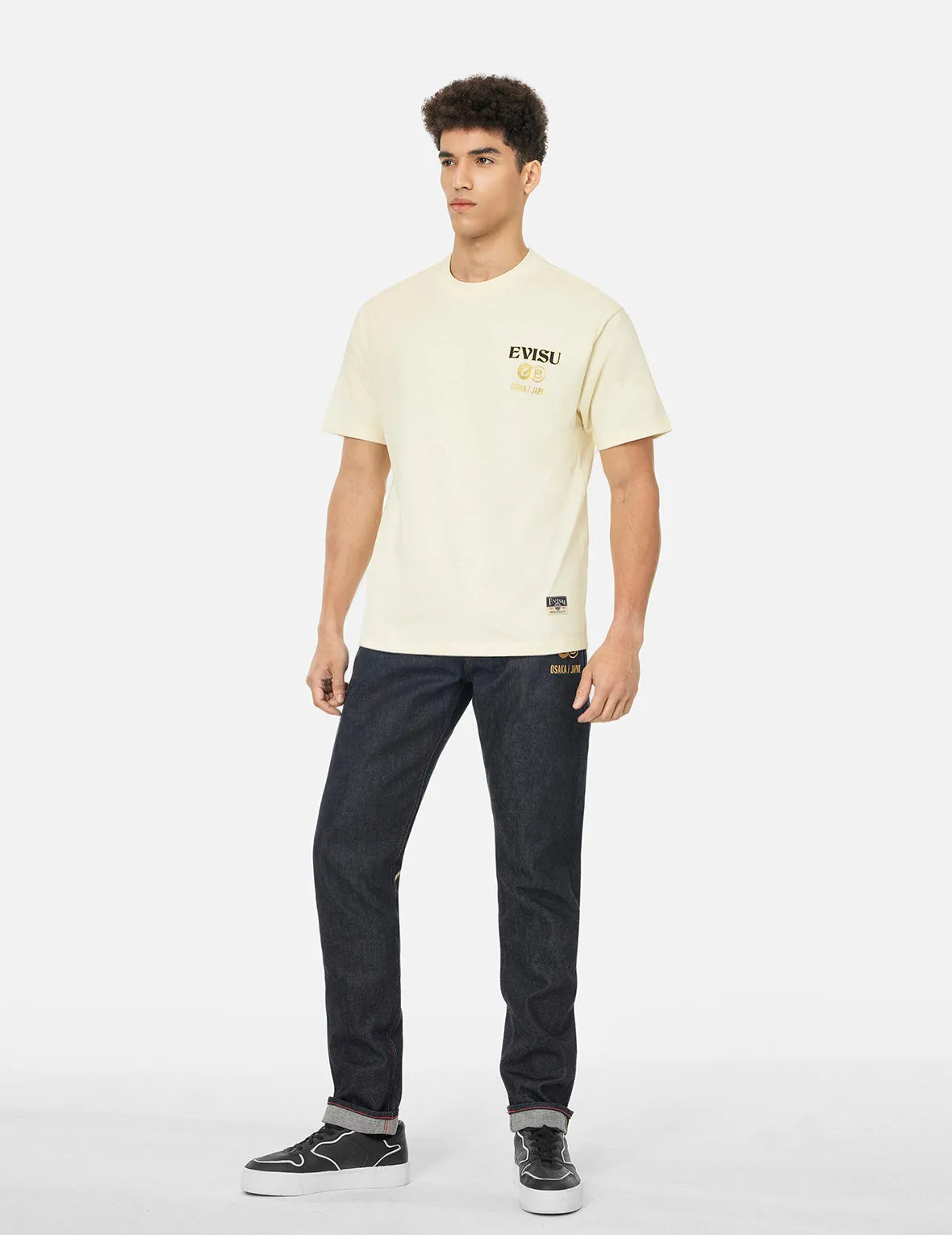 SPRING/ SUMMER COLLECTION 2025 Soaring Snake Daicock Print Relax Fit T-shirt - Red