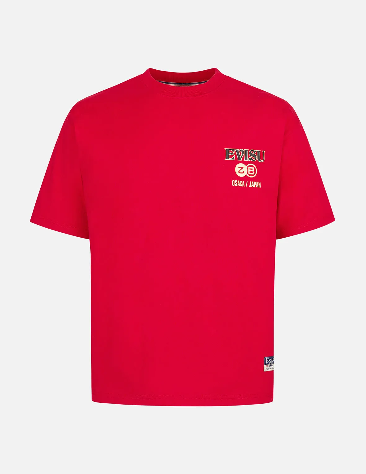 SPRING/ SUMMER COLLECTION 2025 Soaring Snake Daicock Print Relax Fit T-shirt - Red