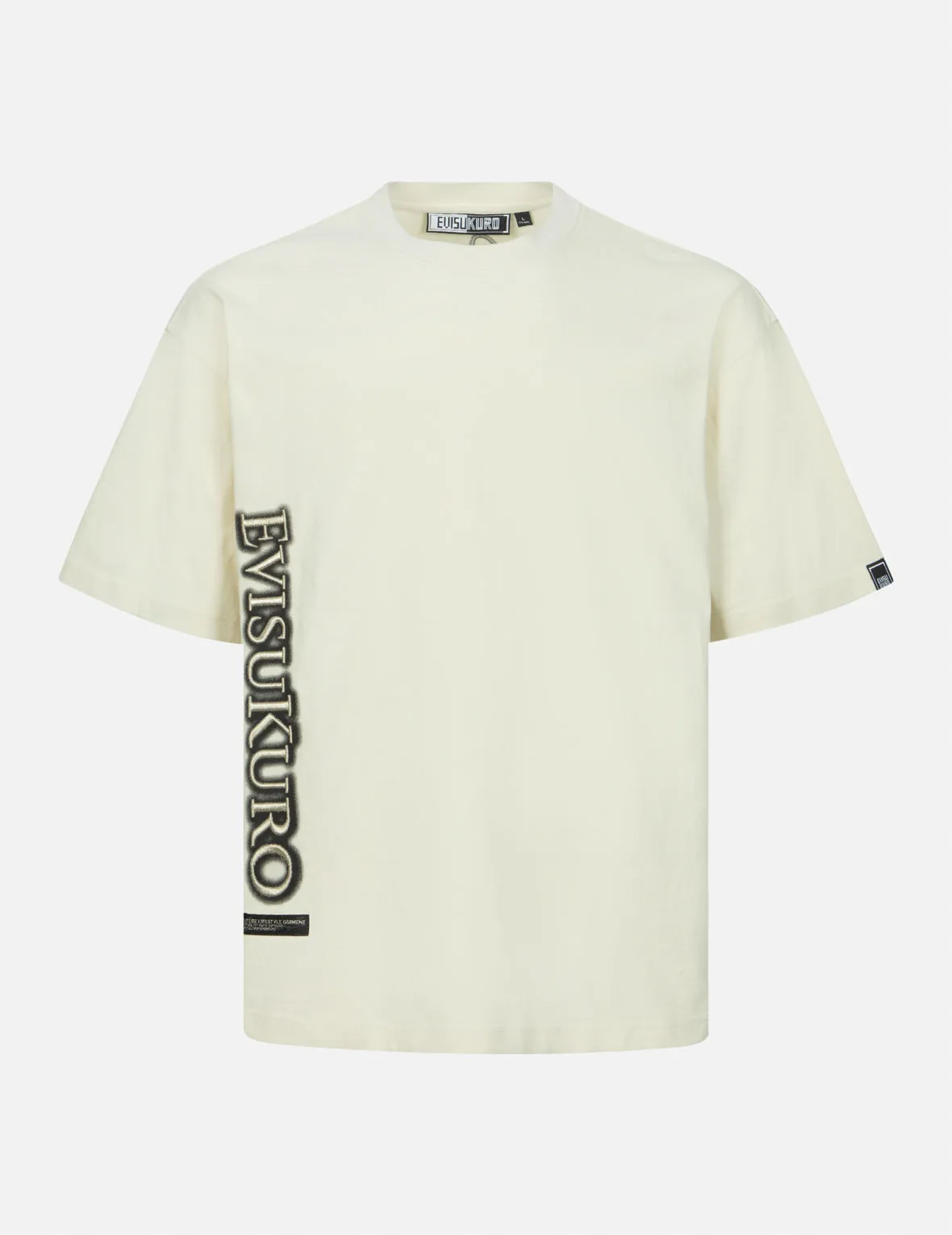SPRING/ SUMMER COLLECTION 2025 Spray Dyed Scatter E_x001F_ffect Brand Logo Loose Fit T-shirt