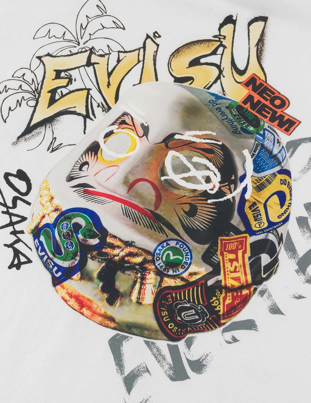 SPRING/ SUMMER COLLECTION 2025 Sticker Godhead Loose Fit T-shirt